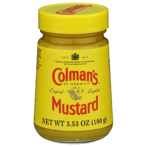 Pack of 8,  Colmans of Norwich Original English Mustard, 3.53 oz