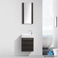 thumbnail image 1 of Blossom 18 Inch Dark Oak Bathroom Vanity and Sink with Mirror, 1 of 5