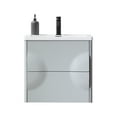 thumbnail image 1 of Colmar 24" Light Gray Wall Mount Bathroom Vanity, 1 of 14