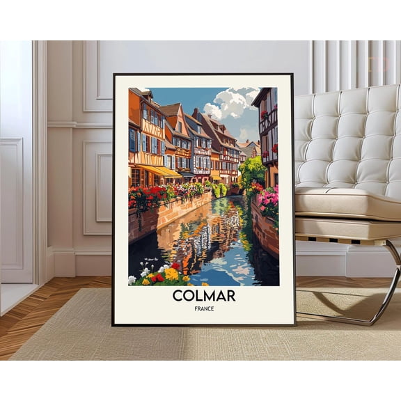 Colmar Alsace France Poster, Unframed Paper Poster 8x10in