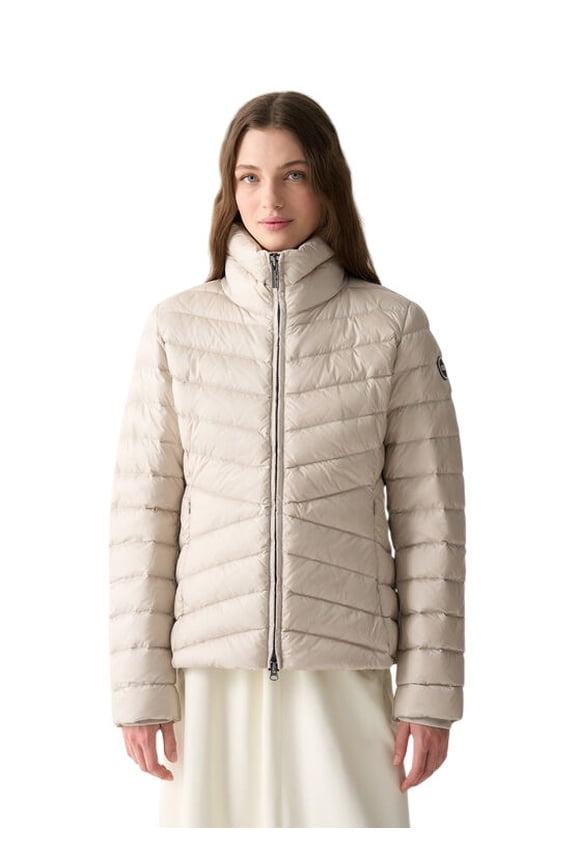 Originals Cream Down Jacket With Oblique Quilting (Women's)
