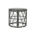 thumbnail image 1 of Colmar Outdoor Wicker Side Table, Gray, 1 of 10