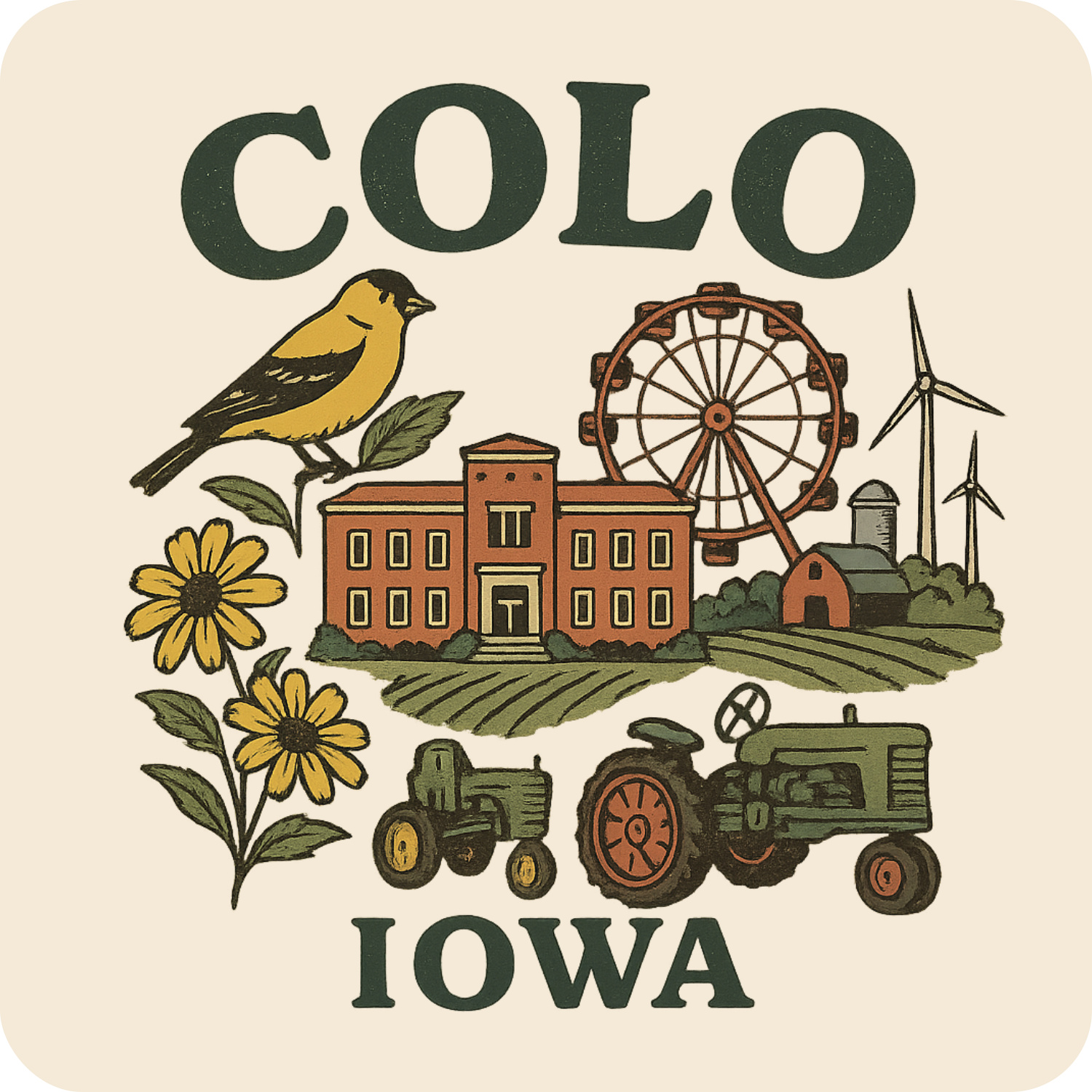Colo Sticker Colo Iowa Keepsakes Souvenir Vinyl Sticker – Destination Travel ...