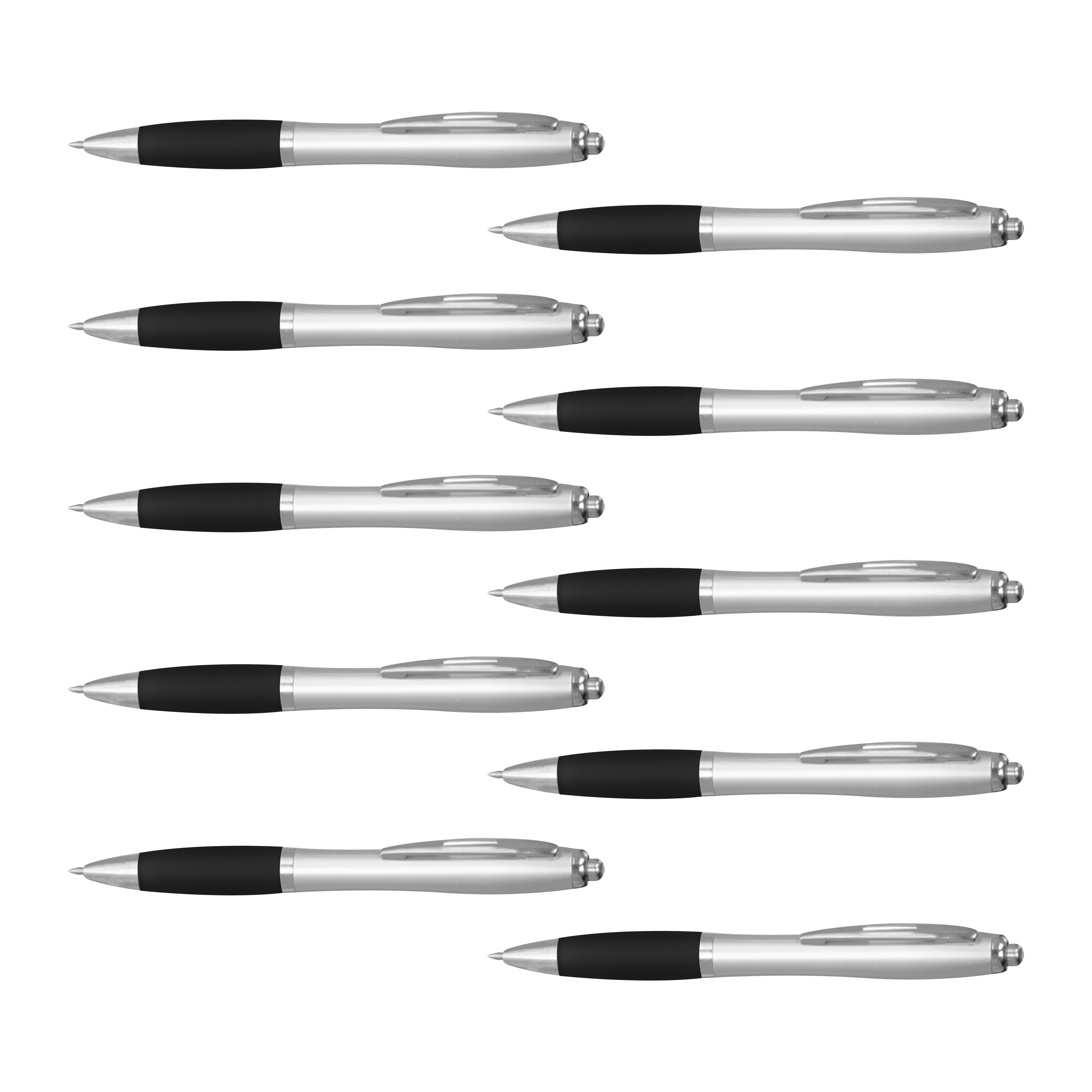 ColoBlackBI Grip Gel Pens - 10 pack - Customizable Text, Logo - BlackBI