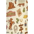 thumbnail image 1 of Coloful America Western Cowboy Dish Towels Set of 6, Wildlife Lasso Cactus Gold Washable Tea Towels Dishcloths Lint-Free 18x28 Inch Fast Drying for Kitchen Restaurant Bar Clean, 1 of 7