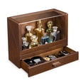 thumbnail image 1 of Honiway Cologne Organizer for Men, Wood Perfume Organizer Storage with Drawer & Acrylic Panel-Large, 1 of 10
