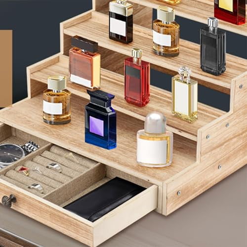 Cologne Stand Organizer for Men - 5 Tier Large Capacity Perfume Display ...
