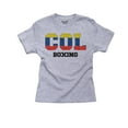 thumbnail image 1 of Colombia Boxing - Olympic Games - Rio - Flag Boy's Cotton Youth Grey T-Shirt, 1 of 2