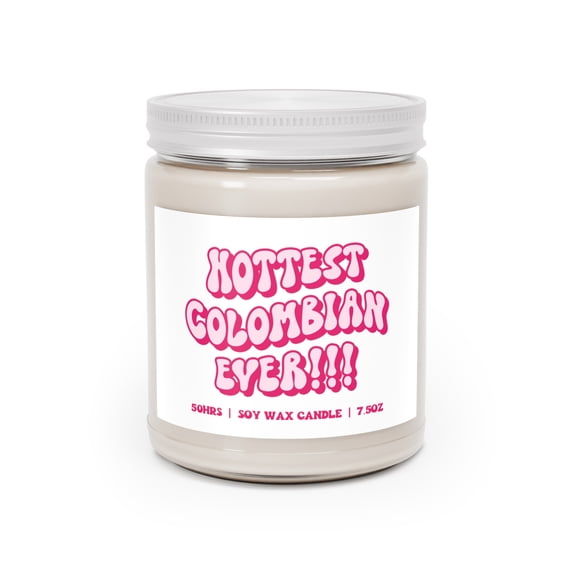 Colombia Colombian Candle Gifts Home Office Decor Scented Vanilla Soy Wax