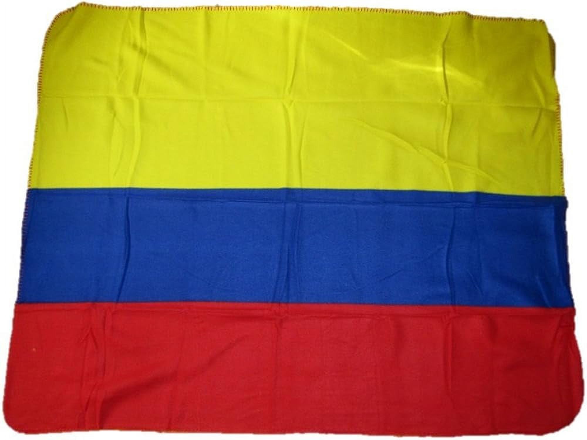 Colombia Colombian Flag 50X60 Polar Fleece Blanket Throw