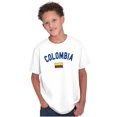 thumbnail image 1 of Colombia Country Flag Soccer Fan Pride Crewneck T Shirts Boy Girl Teen Brisco Brands XS, 1 of 5