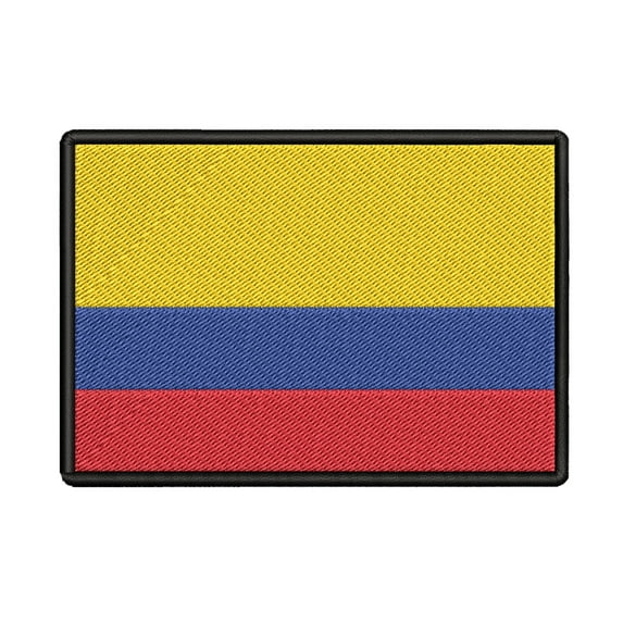 Colombia Flag Embroidered Iron-on Patch