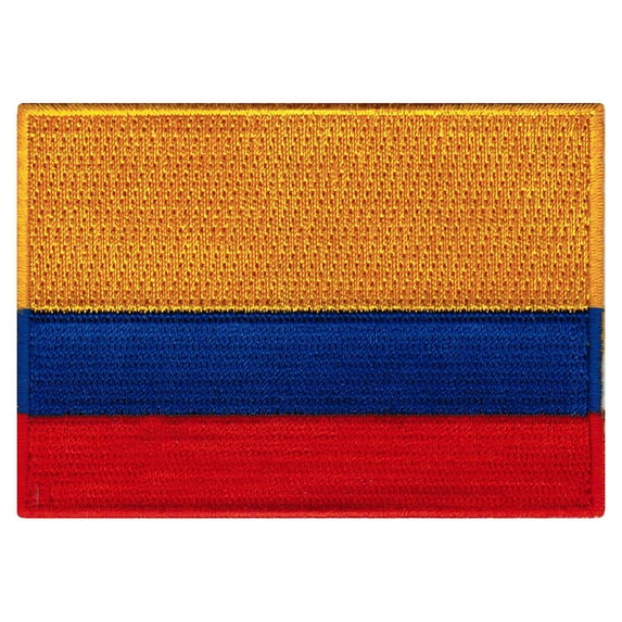 Colombia Flag Embroidered Iron-on Patch