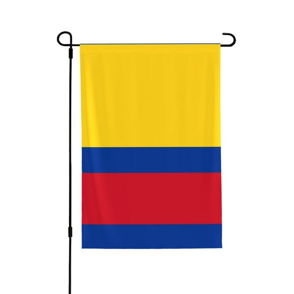 Colombia Flag House Flag 28 X 40 Inch Garden Flag Decorative House Yard Double Sided Flag For Decoration