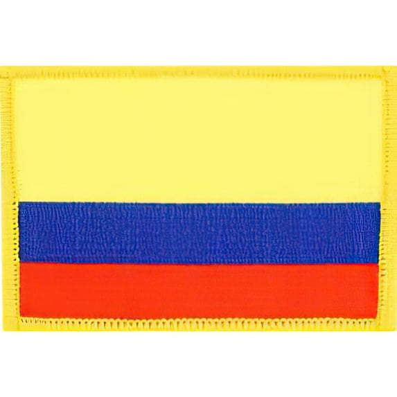 Colombia Flag Patch 2 1/2" x 3 1/2"