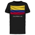 thumbnail image 1 of Colombia Flag Waving Tee Men's -Image by Shutterstock, 1 of 2