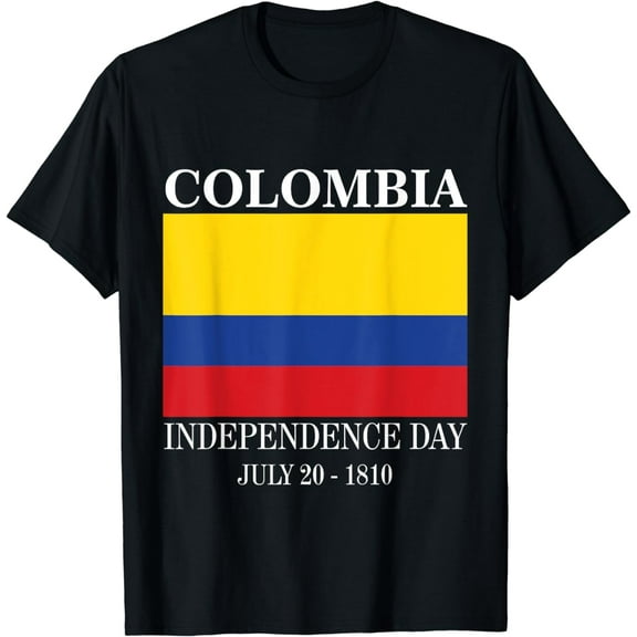 Colombia Independence Day July 20-1810 Colombian Flag T-Shirt