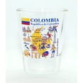 thumbnail image 1 of Colombia Landmarks and Icons Collage Shot Glass, 1 of 1