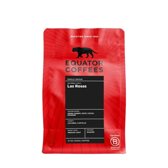 Colombia Las Rosas - Roasted by Equator Coffees - Whole Bean Coffee - 2 Pound Bag