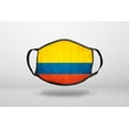 thumbnail image 1 of Colombia Old Flag - 3-Ply Reusable Soft Cloth Face Covering, Unisex, Cotton Inner Layer, 1 of 3