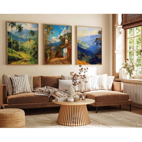 Colombia Prints Colombian Travel Posters Colombian Gift Indigenous Art South American Decor Latino Decor Latin Art Set 3