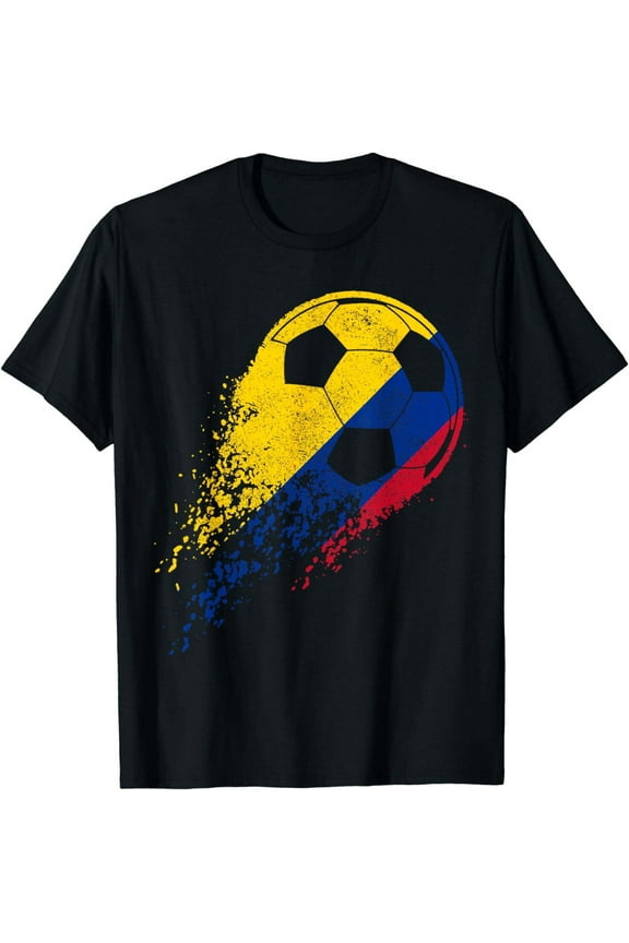 Colombia Soccer Colombian Flag Pride Soccer Player T-Shirt