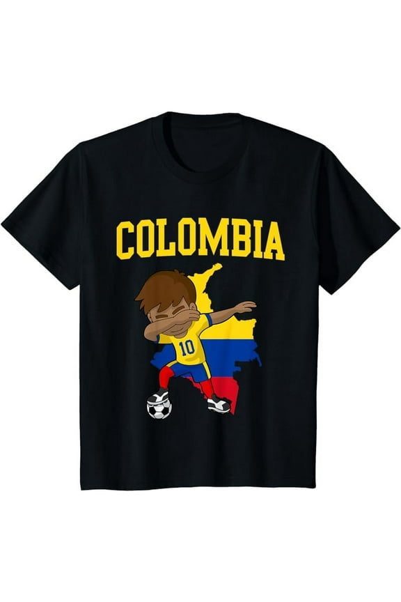 Colombia Soccer Colombian Football Dabbing T-Shirt