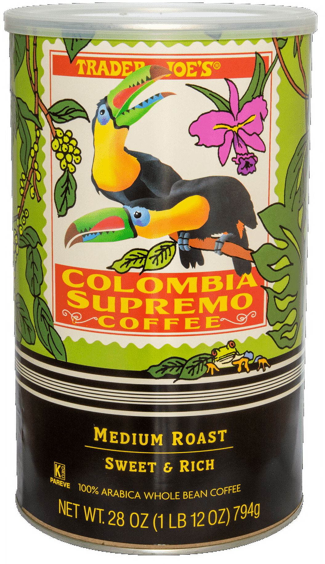 Colombia Supremo Coffee 28 Oz