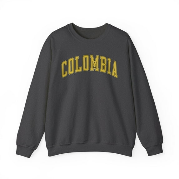 Colombia Sweatshirt Gifts Crew Neck Shirt Long Sleeve Unisex