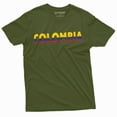 thumbnail image 1 of Colombia T-Shirt De Colombia Mens Womens Tee Shirt Colombian Flag Coat Of Arms Tee (Xx-Large Military Green), 1 of 6