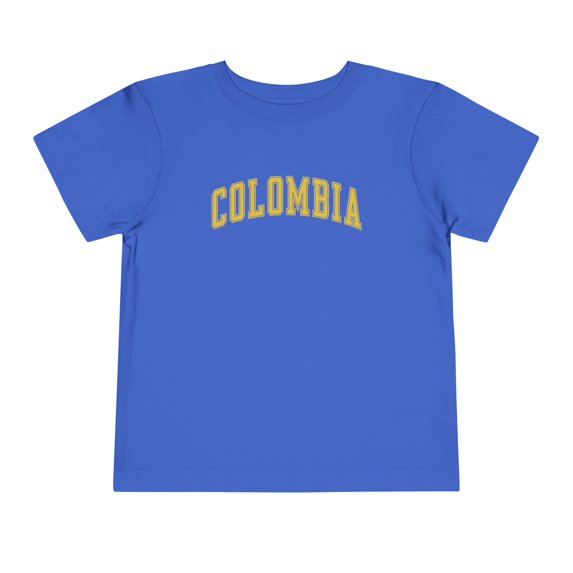 Colombia Toddler Shirt Gifts Boy Girl Size 2T-5T