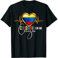thumbnail image 1 of Colombia en mi Corazon Colombian Pride Matching T-Shirt, 1 of 2