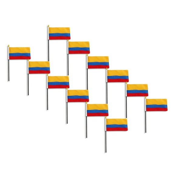 Colombia flag 4 x 6 inch - 12 PK