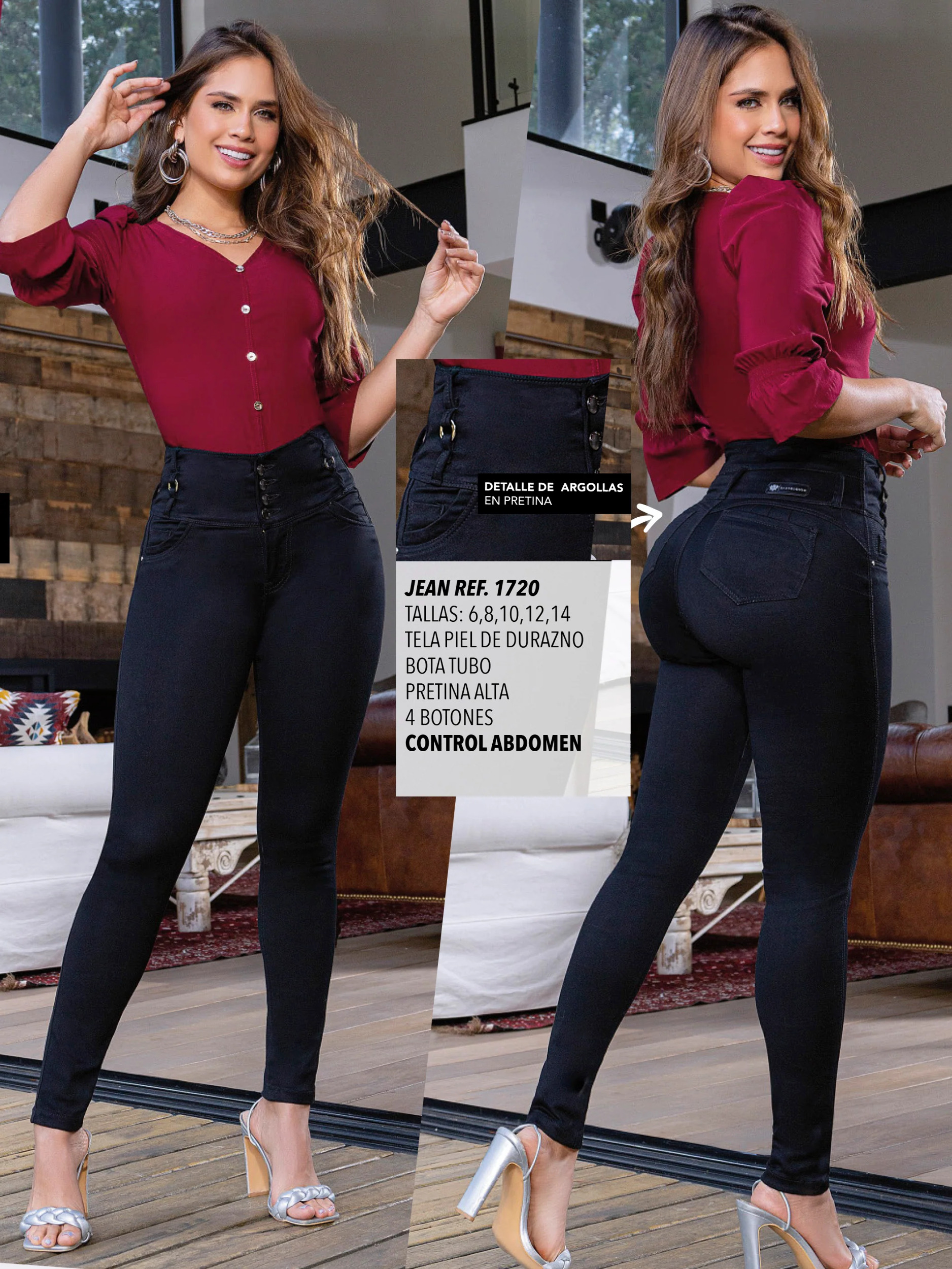 Jean Colombien Pour Femmes - Taille USA 5/6 - Coupe Slim/skinny - Fesses Lift - Bleu Clair Neuf Avec étiquettes