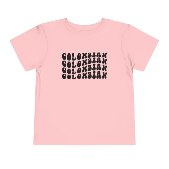 Colombian Colombia Pride Toddler Shirt Gifts Boy Girl Size 2T-5T