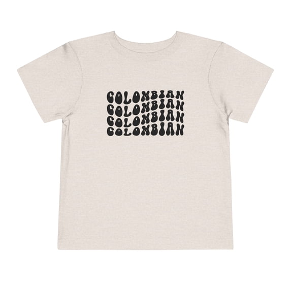 Colombian Colombia Pride Toddler Shirt Gifts Boy Girl Size 2T-5T