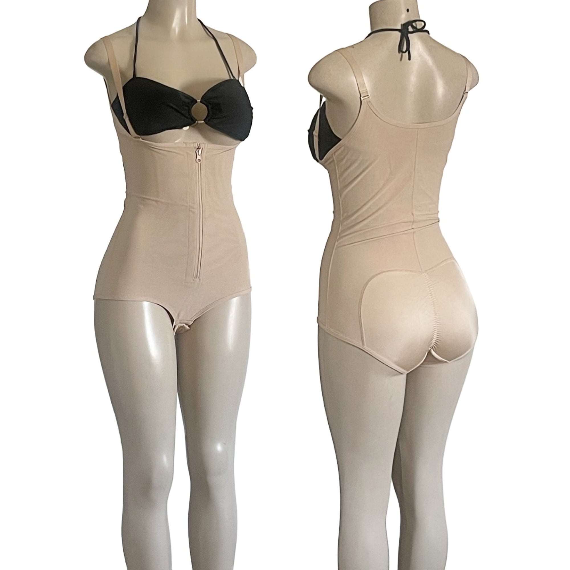 Colombian Fajas Front Zip and Hooks Women's Plus Size Firm