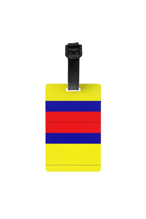 Colombian Flag Luggage Identifier Name Tag For Backpacks Suitcases Bags Baggage