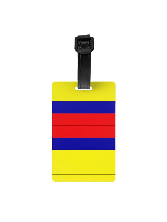 Colombian Flag Luggage Identifier Name Tag For Backpacks Suitcases Bags Baggage