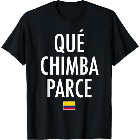 Colombian Flag "Qué Chimba Parce" Casual T-shirt