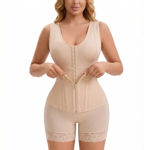 Colombian Full Body Shaper with Tummy Control & Butt Lift for Women, Premium Overbust Compression Garment
