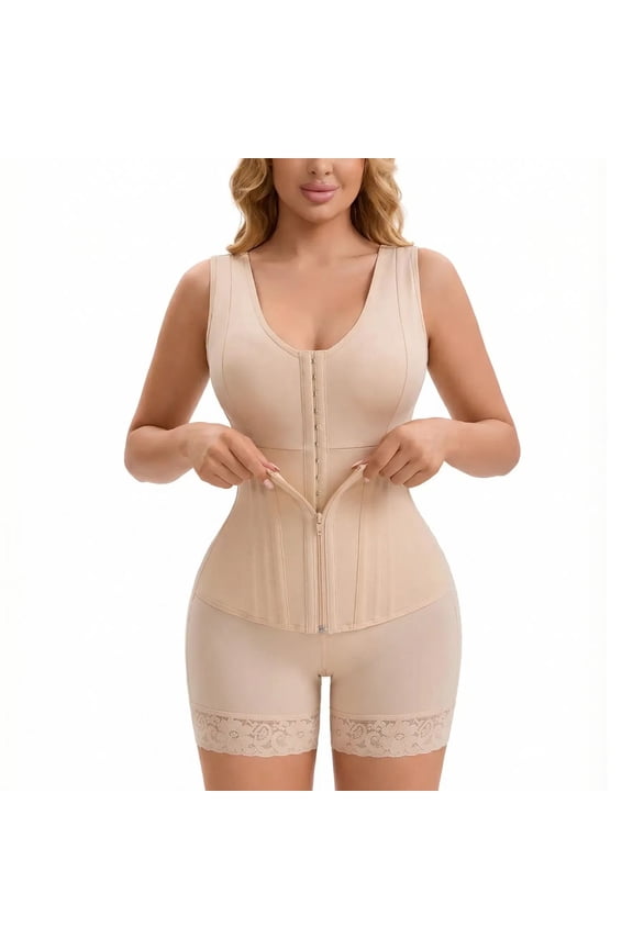 Colombian Full Body Shaper with Tummy Control & Butt Lift for Women, Premium Overbust Compression Garment