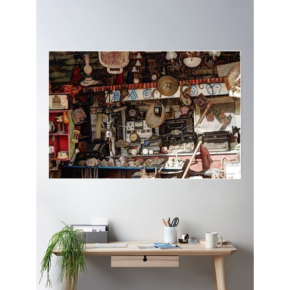 Colombian Junk / Flea Market Poster Wall Art, Modern Wall Decor For Living Room Bedroom, 8x12 UNFRAMED
