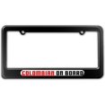 thumbnail image 1 of Colombian On Board License Plate Frame, 1 of 1
