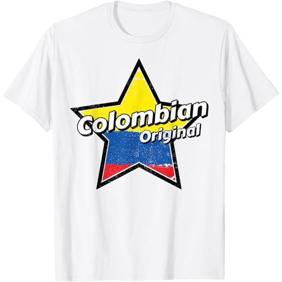 Colombian Original Shirt Proud Colombian Shirt Flag Colombia T-Shirt mens t shirt,white,women,funny,misfits,men,journey