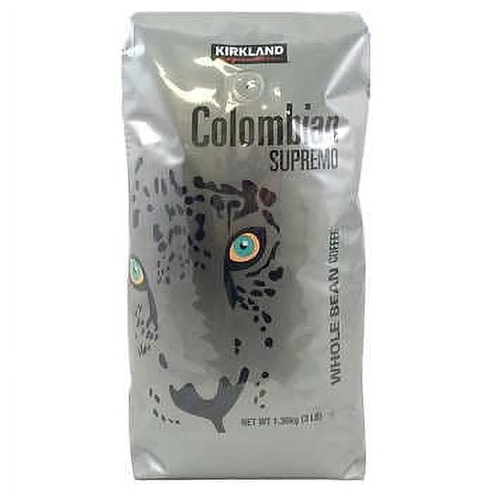 Colombian Supremo Coffee, Whole Bean, 3 lbs