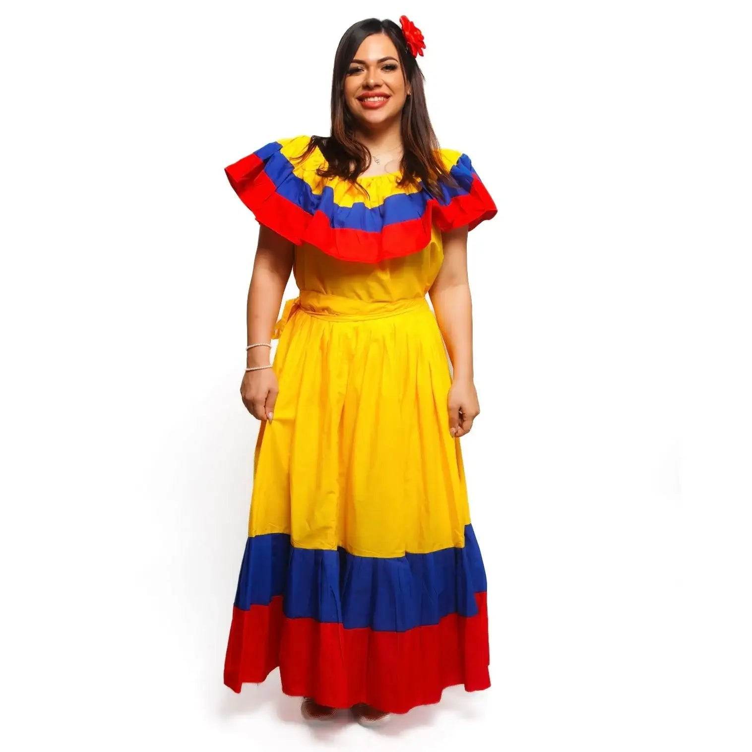 colombian embroidered dress Colombian Campesina Dress