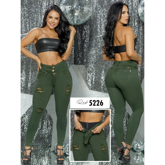 Colombian butt lifting jean with shapewear