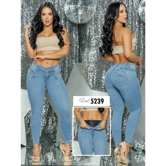 Colombian butt lifting jean with shapewear