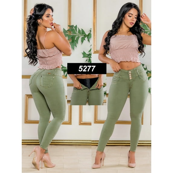 Colombian butt lifting jean with shapewear